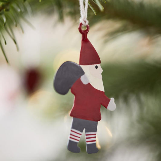 Aufhänger My Nostalgic Christmas "Weihnachtsmann" Metall - Wohnen auf dem Land