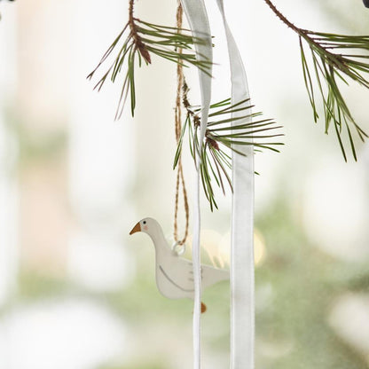 Aufhänger My Nostalgic Christmas "Wintergänse" Metall 4er Set - Wohnen auf dem Land