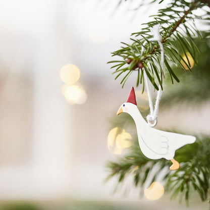 Aufhänger My Nostalgic Christmas "Wintergänse" Metall 4er Set - Wohnen auf dem Land