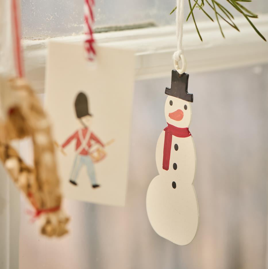 Aufhänger My Nostalgic Christmas "Schneemann" Metall - Wohnen auf dem Land