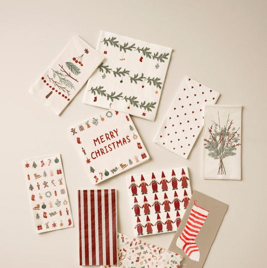 Serviette Herzen 16 Stck