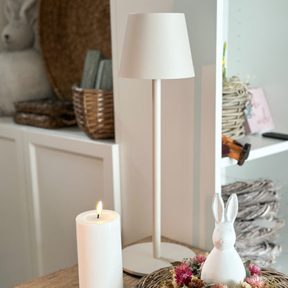 Stand- und Tischleuchte LED Touch "Big Classic" Sand - Wohnen auf dem Land