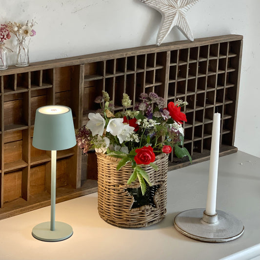 Tischleuchte LED Touch "Classic" Mint - Wohnen auf dem Land