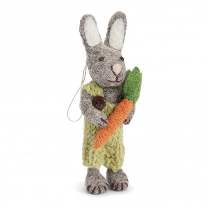 Anhänger Hasen "Carrot Bunny" Filz 3 Varianten