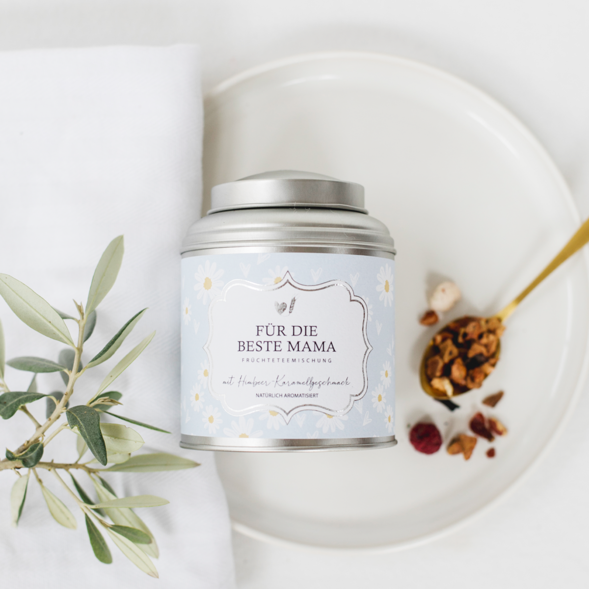 Tee “Für die beste Mama" Dose - Wohnen auf dem Land