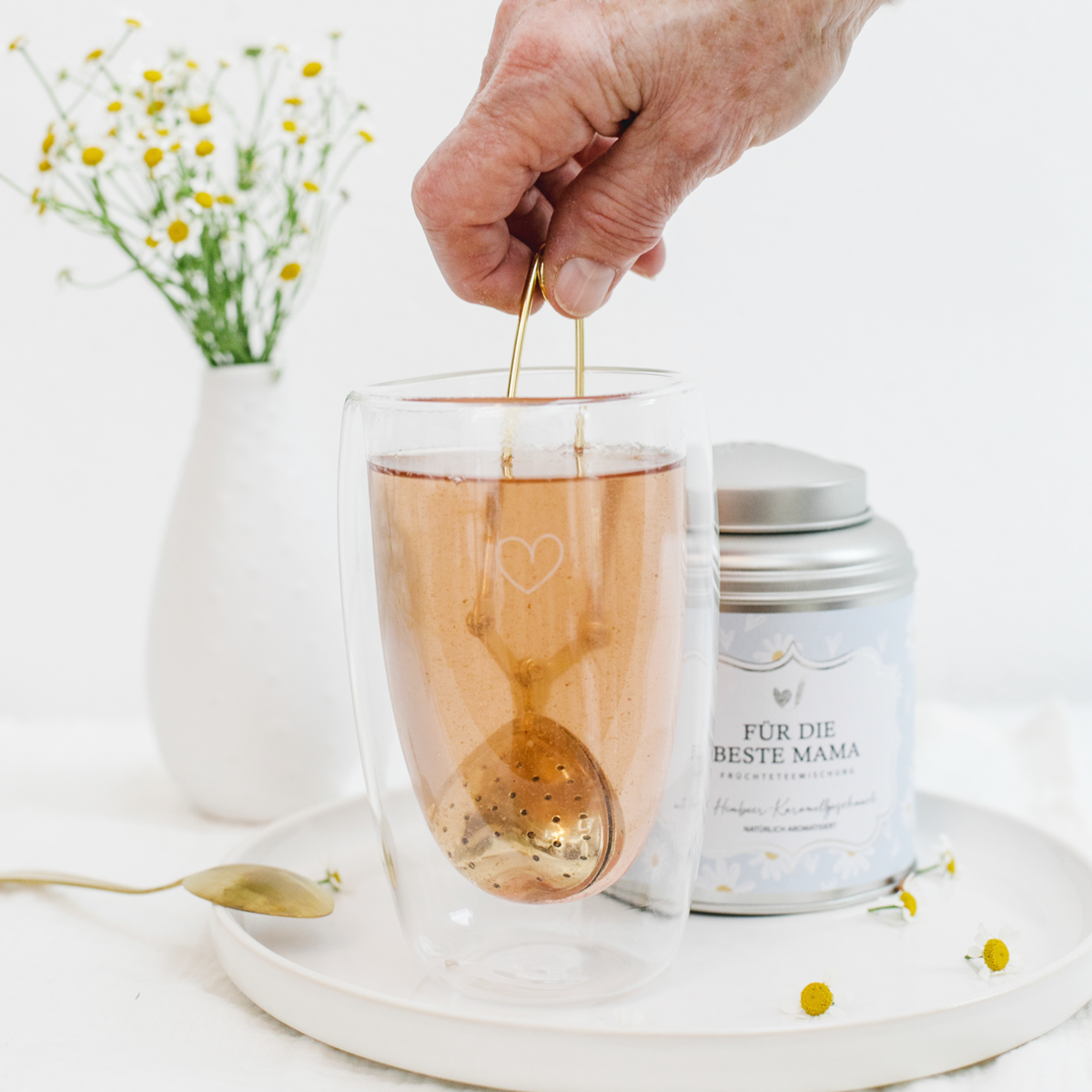 Tee “Für die beste Mama" Dose - Wohnen auf dem Land