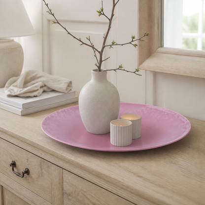 Deko-Teller Berry Marble Kunststoff Beere 33cm