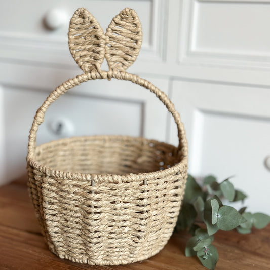Korb Osternest Hase "Koni" Natur Ø19cm - Wohnen auf dem Land