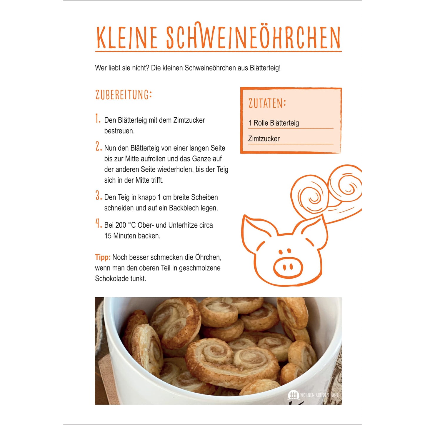 eBook "Lieblings-Blätterteig-Rezepte-Buch" - Wohnen auf dem Land