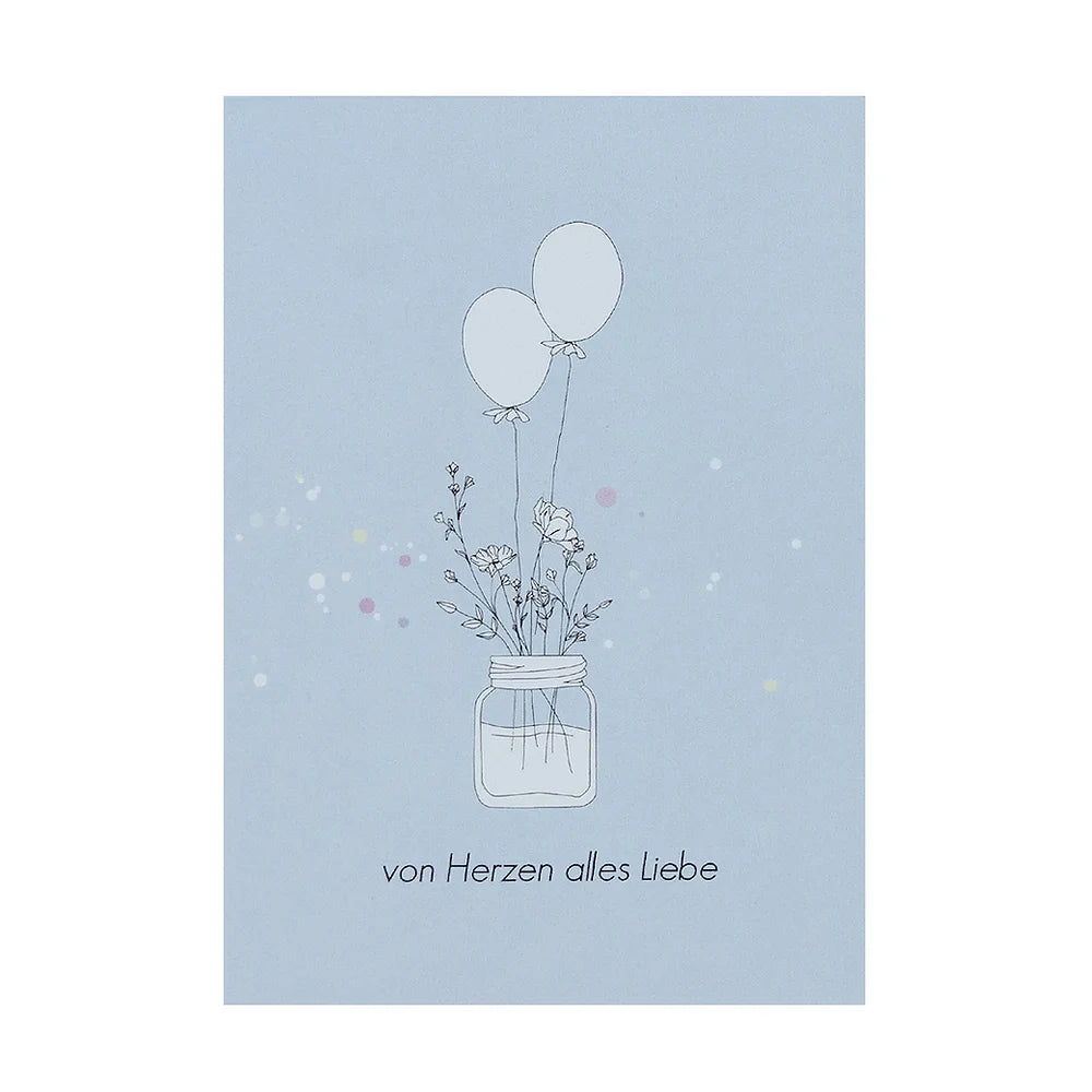 Von Herzen alles Liebe - Cosmea-Saat - Wohnen auf dem Land