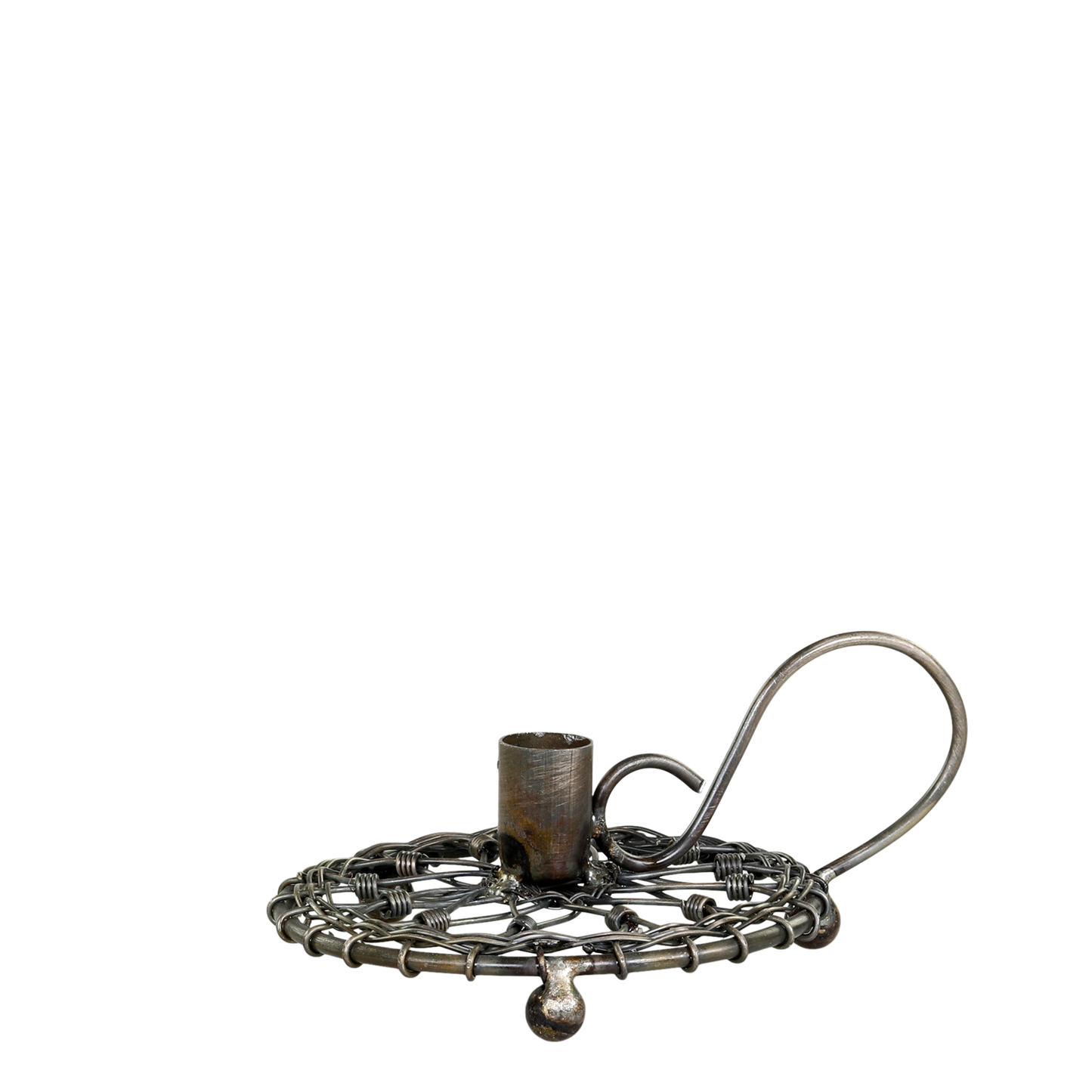 Kerzenhalter Kammerleuchter "Petit Flamme" für Baumkerzen Antique Messing - Wohnen auf dem Land