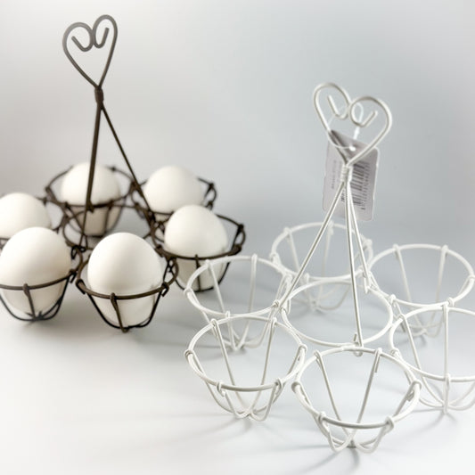 Eierhalter Metall "Karussell" 2 Farben - Wohnen auf dem Land