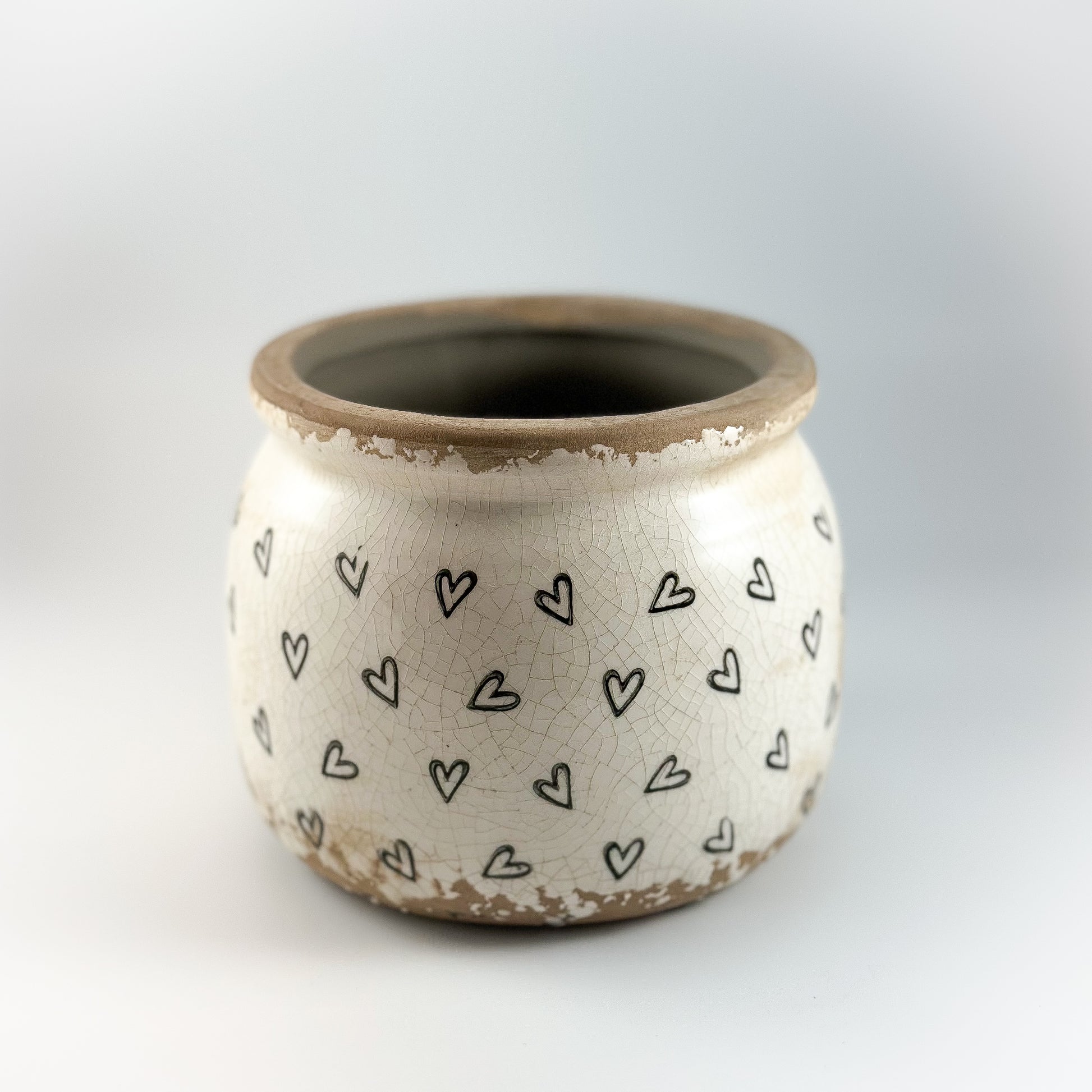 Blumenpot "Herzen" (S) - Wohnen auf dem Land