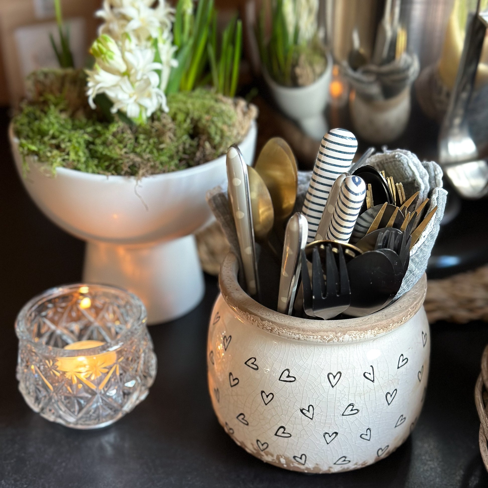 Blumenpot "Herzen" (S) - Wohnen auf dem Land