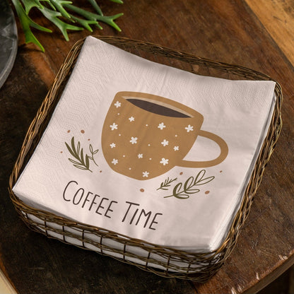 Serviette "Coffee Time" Papier 20 Stck 33cm
