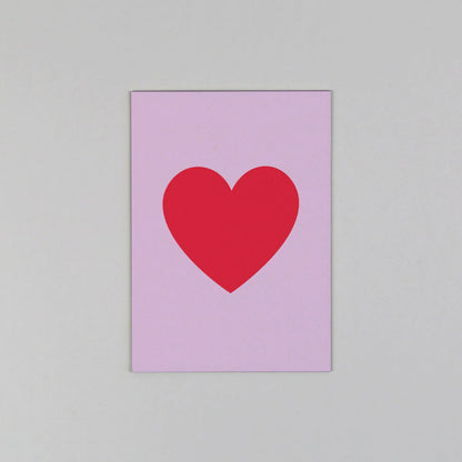 Postkarte "Helene Herz" Holzschliff