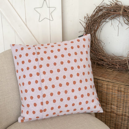 David Fussenegger Kissen "Lass dich drücken“ Hell Viola 50x50cm - Wohnen auf dem Land