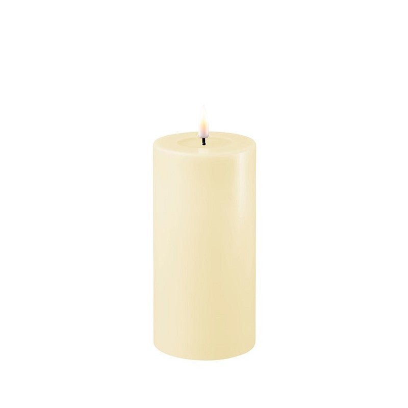 LED Stumpenkerze Creme 7,5 x 10/12,5/15cm - Wohnen auf dem Land