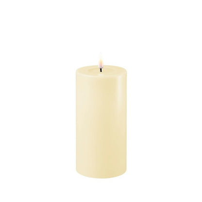 LED Stumpenkerze Creme 7,5 x 10/12,5/15cm - Wohnen auf dem Land