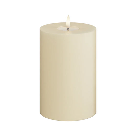 LED Stumpenkerze Creme 10 x 15cm - Wohnen auf dem Land