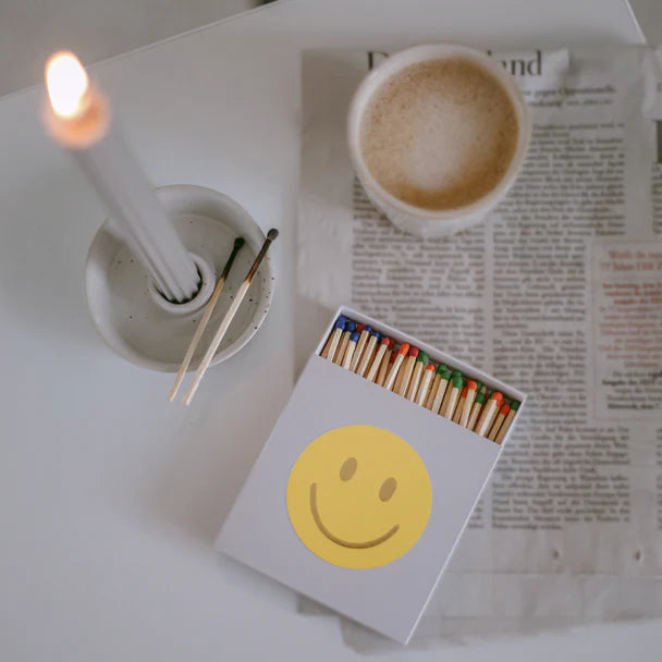 Streichhölzer "Be Happy" - Wohnen auf dem Land