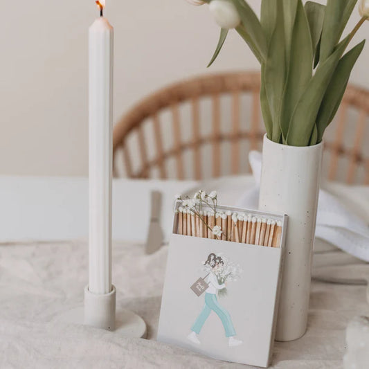 Streichhölzer "Blumenmädchen" - Wohnen auf dem Land