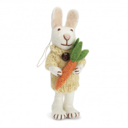 Anhänger Hasen "Carrot Bunny" Filz 3 Varianten