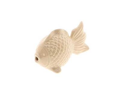 Kleine Deko Fisch "Glee" Natur von Wohnen auf dem Land, detailreiche Dekofigur aus Keramik, 10,7 cm groß