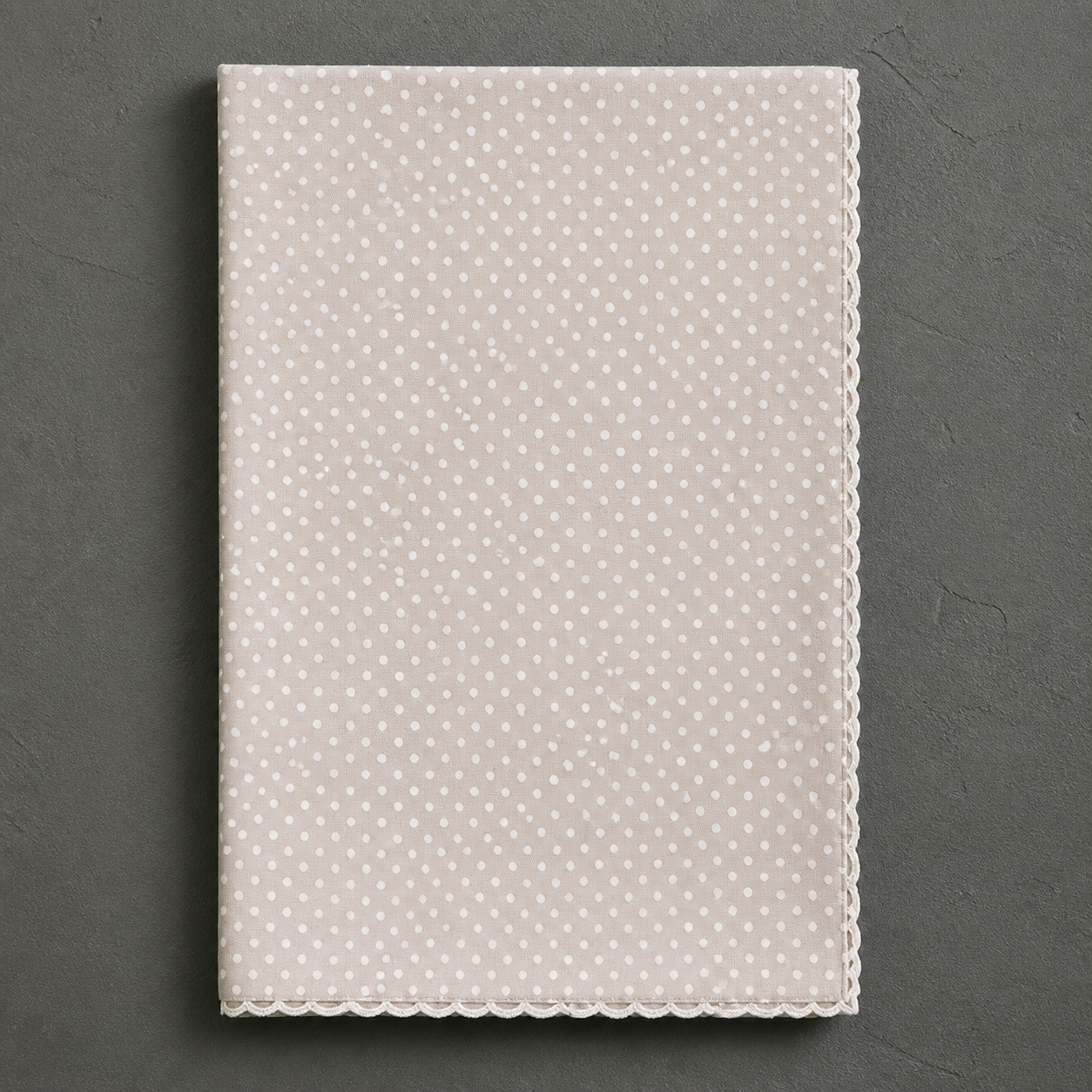 Geschirrtuch "Dotty" Beige Punkte Baumwolle 70cm – 01 freisteller