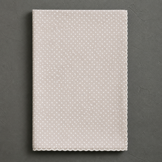 Geschirrtuch "Dotty" Beige Punkte Baumwolle 70cm – 01 freisteller