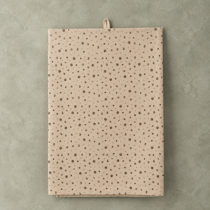 Geschirrtuch "Leaf" Natur mit Blättern und Eicheln 70cm – 01 freisteller