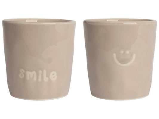 Enjoyables Tasse "Smile" New Bone 2er Set - Wohnen auf dem Land