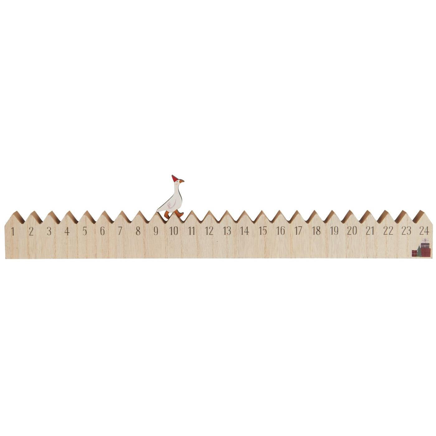 Weihnachtskalender 1-24 gehende Gans - Wohnen auf dem Land