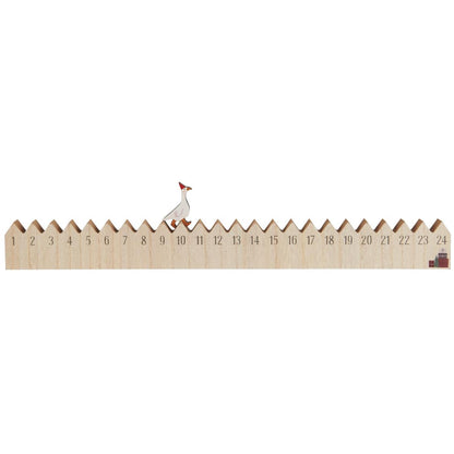 Weihnachtskalender 1-24 gehende Gans - Wohnen auf dem Land