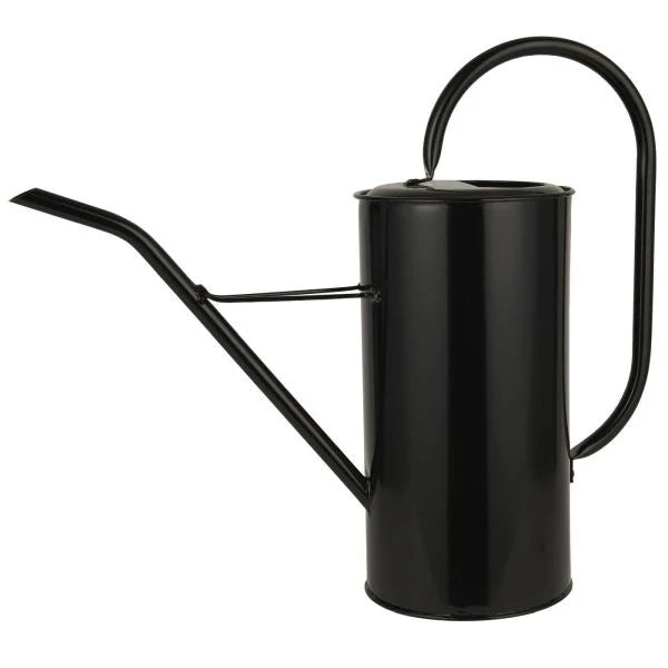 Schwarze IB Laursen Gießkanne "Landliv" aus Metall, 2,7 Liter Fassungsvermögen, Gartenarbeit, handgefertigt