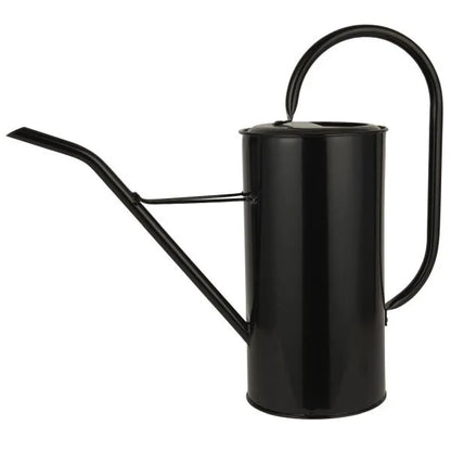 Schwarze IB Laursen Gießkanne "Landliv" aus Metall, 2,7 Liter Fassungsvermögen, Gartenarbeit, handgefertigt