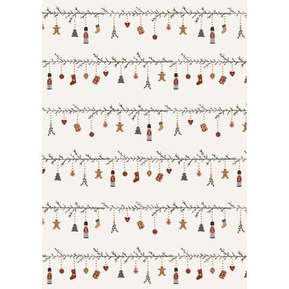 Papierrolle Weihnachtsgirlanden "My Nostalgic Christmas" 5 m/Rolle - Wohnen auf dem Land