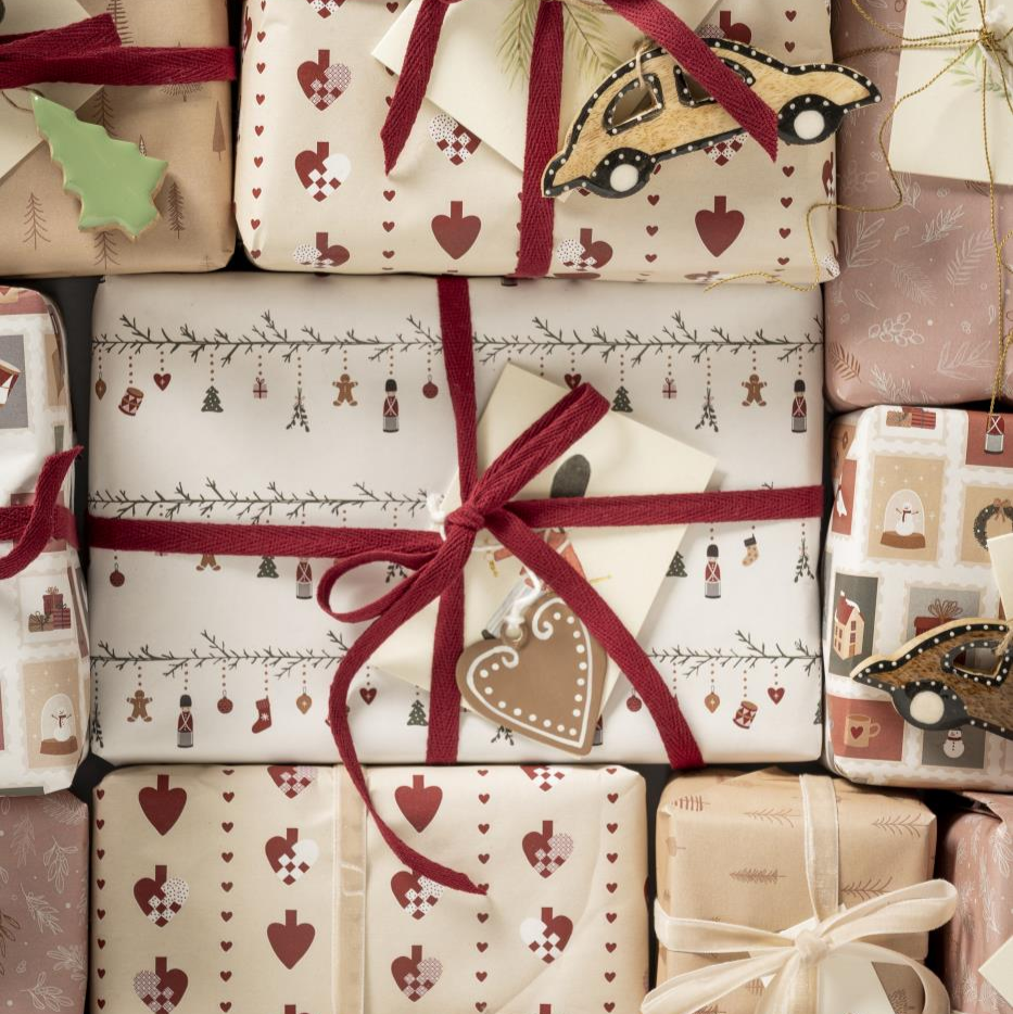 Papierrolle Weihnachtsgirlanden "My Nostalgic Christmas" 5 m/Rolle - Wohnen auf dem Land