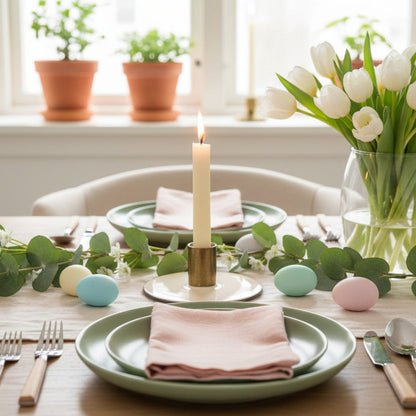 Kerzenhalter „Elin“ Metall Butter Cream für Stabkerzen Ø13mm - Wohnen auf dem Land