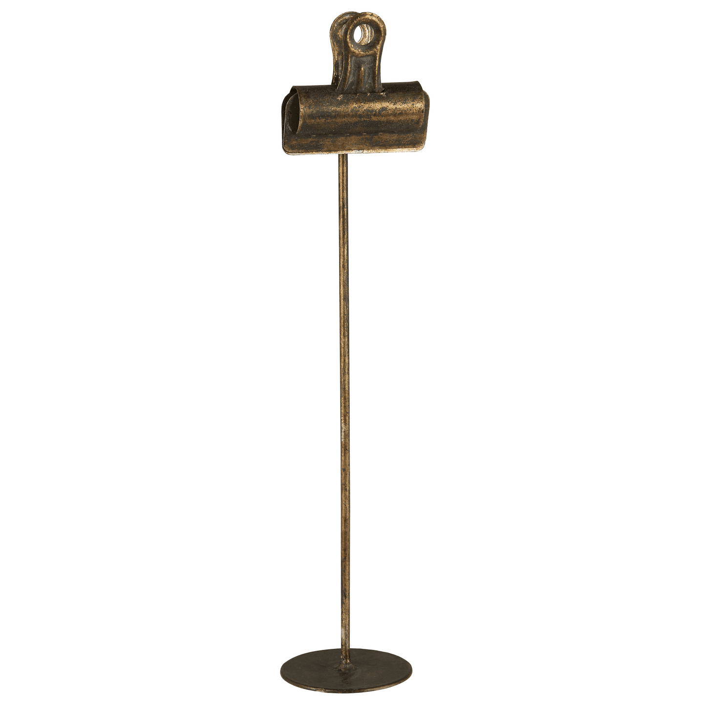 Kartenhalter mit Clips schwarz/goldener Look - Wohnen auf dem Land