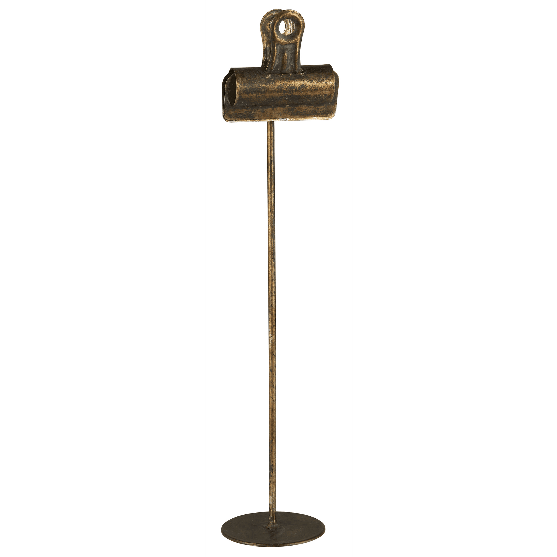 Kartenhalter mit Clips schwarz/goldener Look - Wohnen auf dem Land