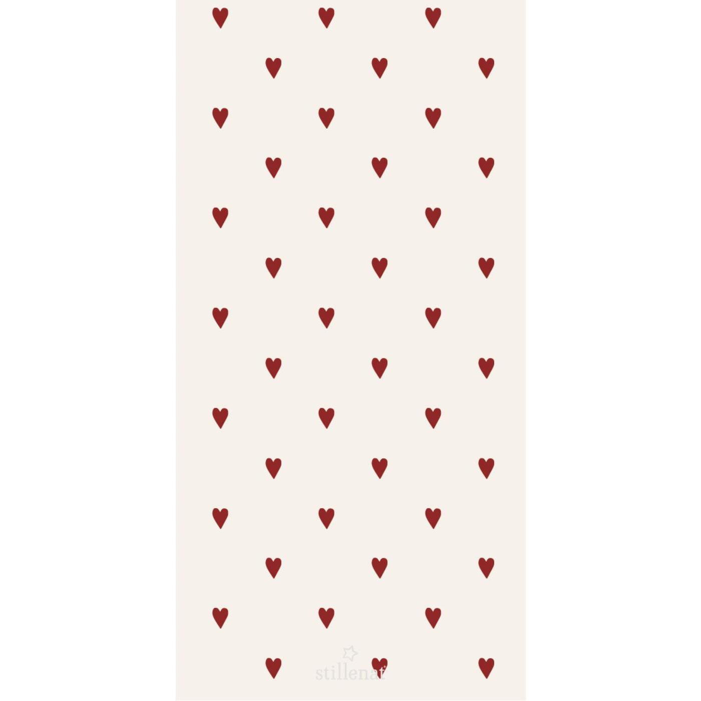 Serviette Herzen 16 Stck - Wohnen auf dem Land