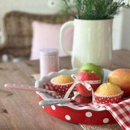 Förmchen Muffin Cupcake "Polka Dots" Papier Punkte 60 Stk. - 2 Farben - Wohnen auf dem Land