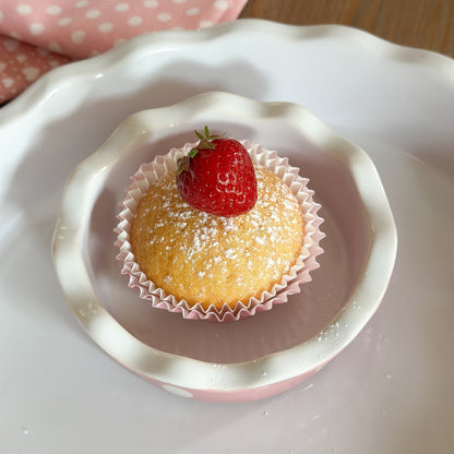 Auflaufform Backen Schale "Polka Dots" Keramik Mini 12cm - 3 Farben - Wohnen auf dem Land