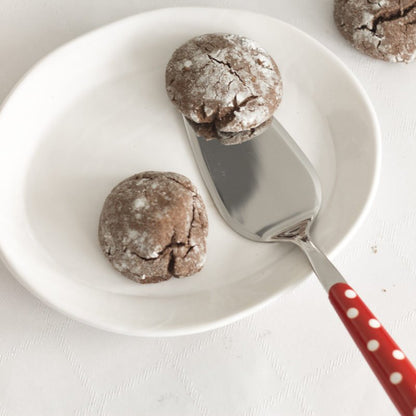 Tortenheber "Polka Dots" Edelstahl 25cm 3 Farben - Wohnen auf dem Land