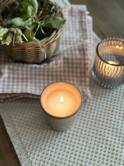 Kerze im Becher Tasse "Candle Mok" Keramik - Wohnen auf dem Land