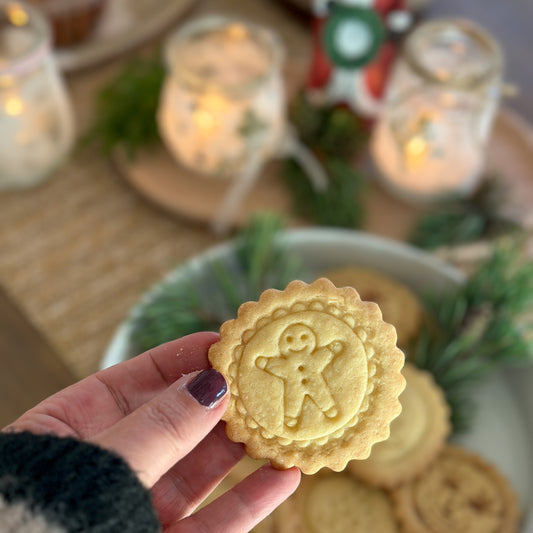 Keks Stempel "Christmas Cookies" Silikon schwarz 3 Motive - Wohnen auf dem Land