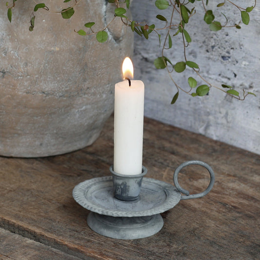 Kammerleuchter Belle Zinc Antique Zink Ambiente
