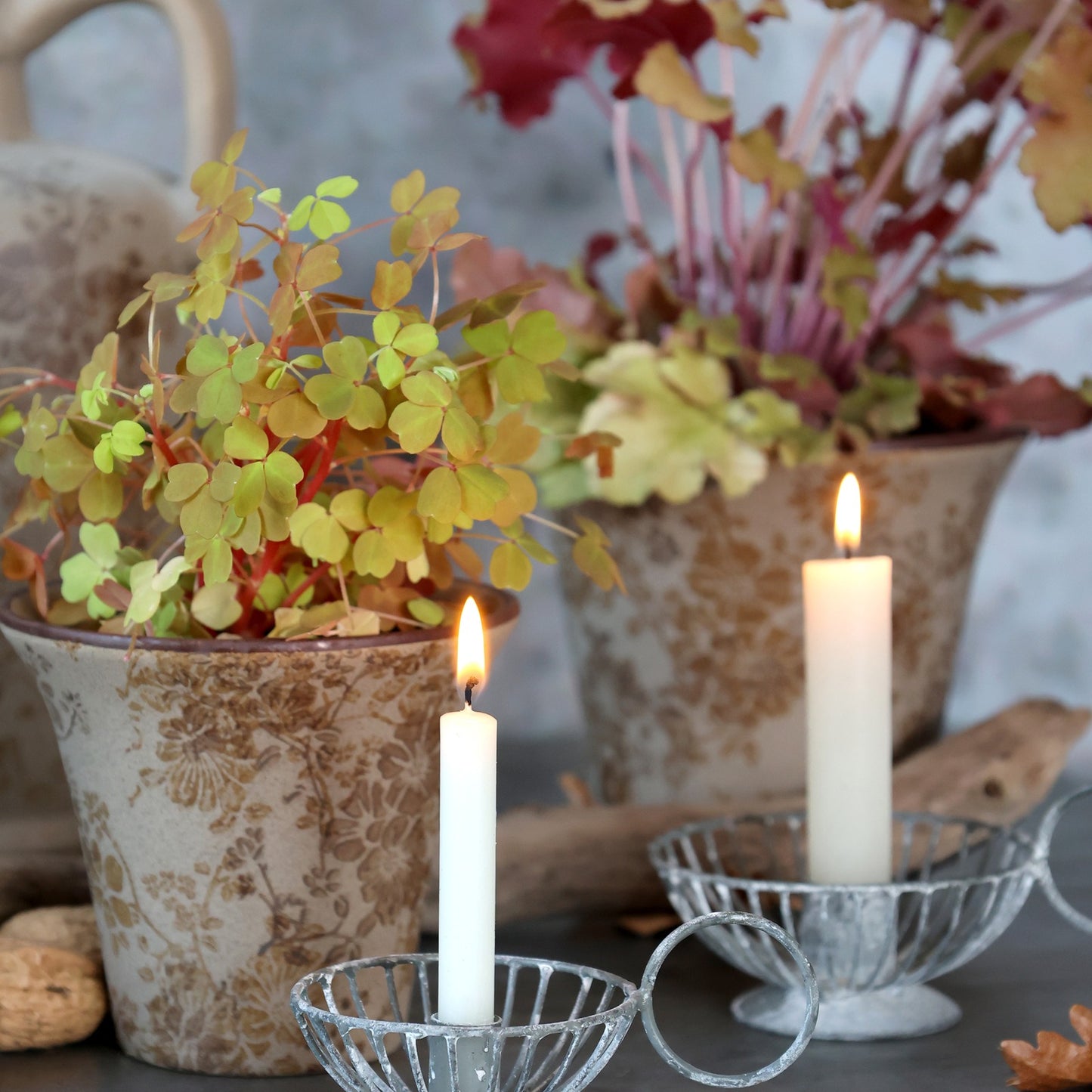 Kammerleuchter Éloise Antique Zink Ambiente