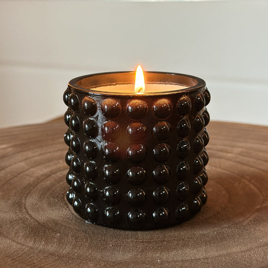 Kerzenglas "Amber Glow" Braun 7cm von Wohnen auf dem Land